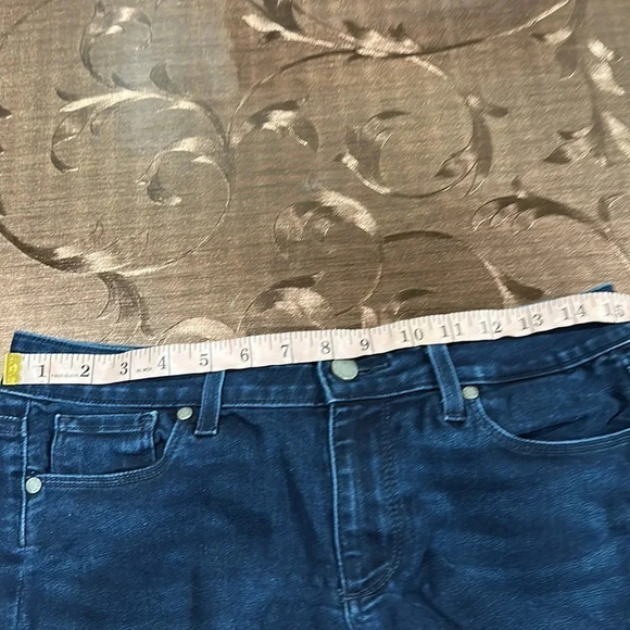 Paige Verdugo Crop Denim Jeans Size 30 Dark Wash - Picture 4 of 10